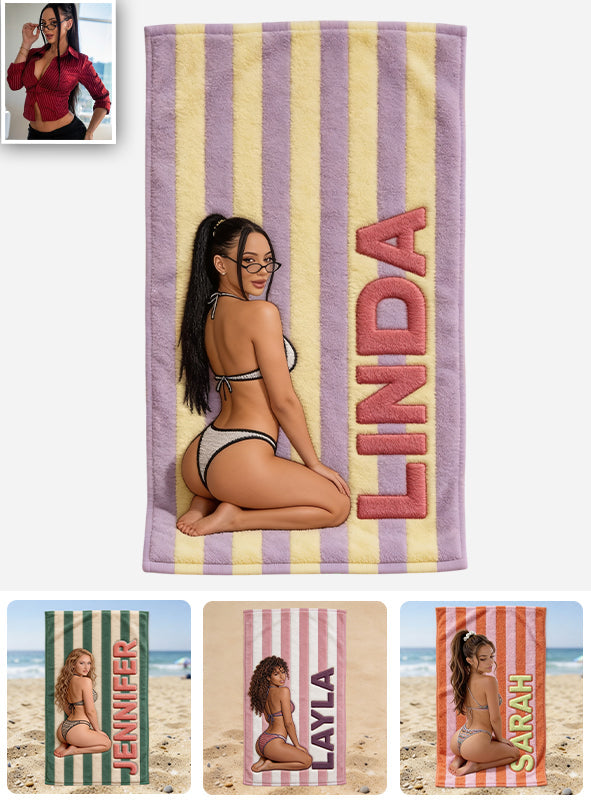 Hello Summer - Personalized Sea Lover Quick-dry Beach Towel/ Bath Towel