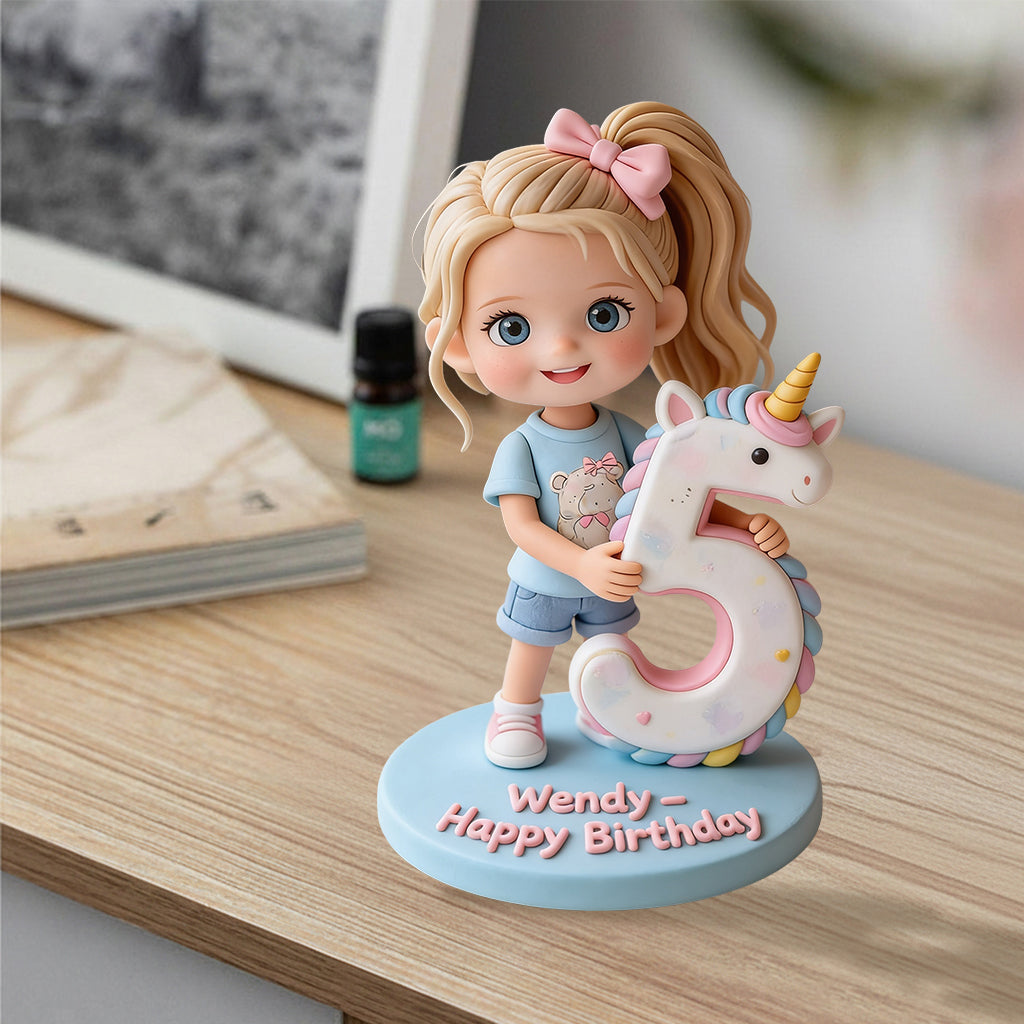 Any Photo Birthday Gift For Kids - Personalized Birthday Premium 3D Figurine