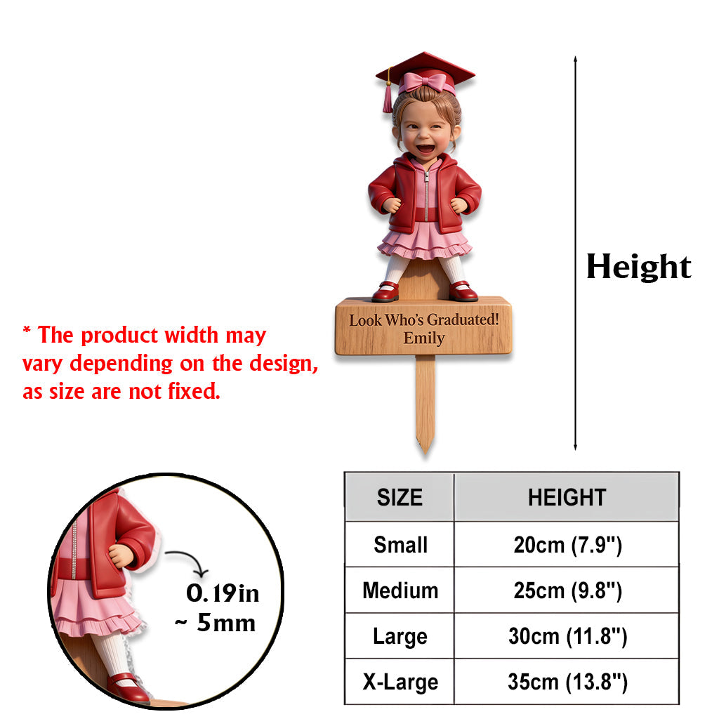 Look Who's Graduated - Personalized Graduation Acrylic Sign/ Acrylic Plaque Sign