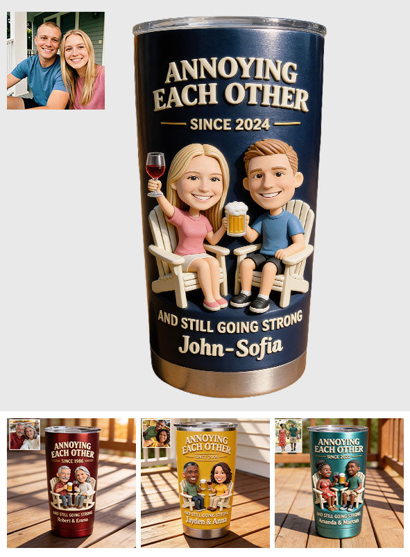 Everlasting Love - Personalized Couple Tumbler