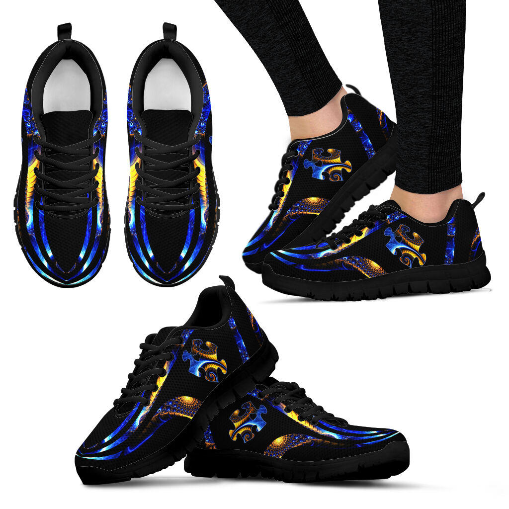 Light It Up Blue Autism Awareness Sneakers 0622