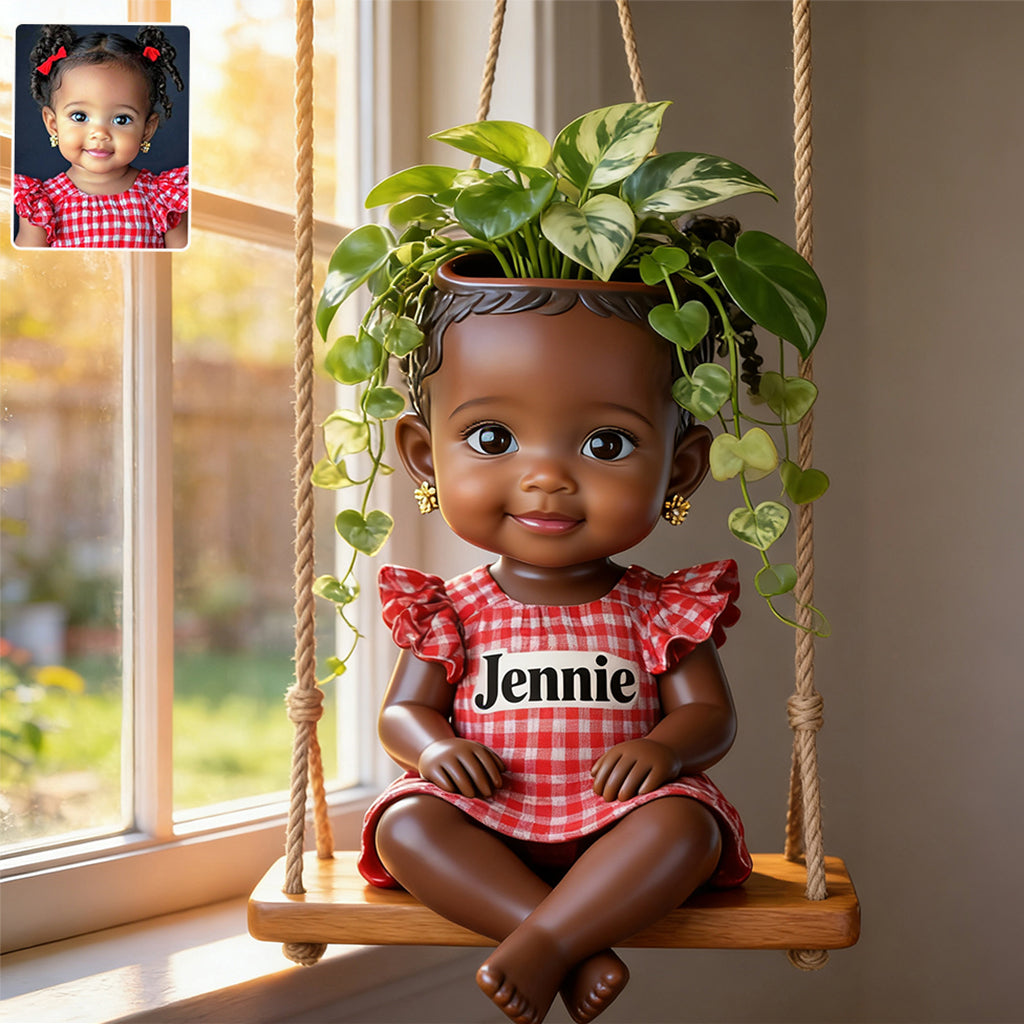 Little Bloom Swing - Personalized Kid Hanging Pot