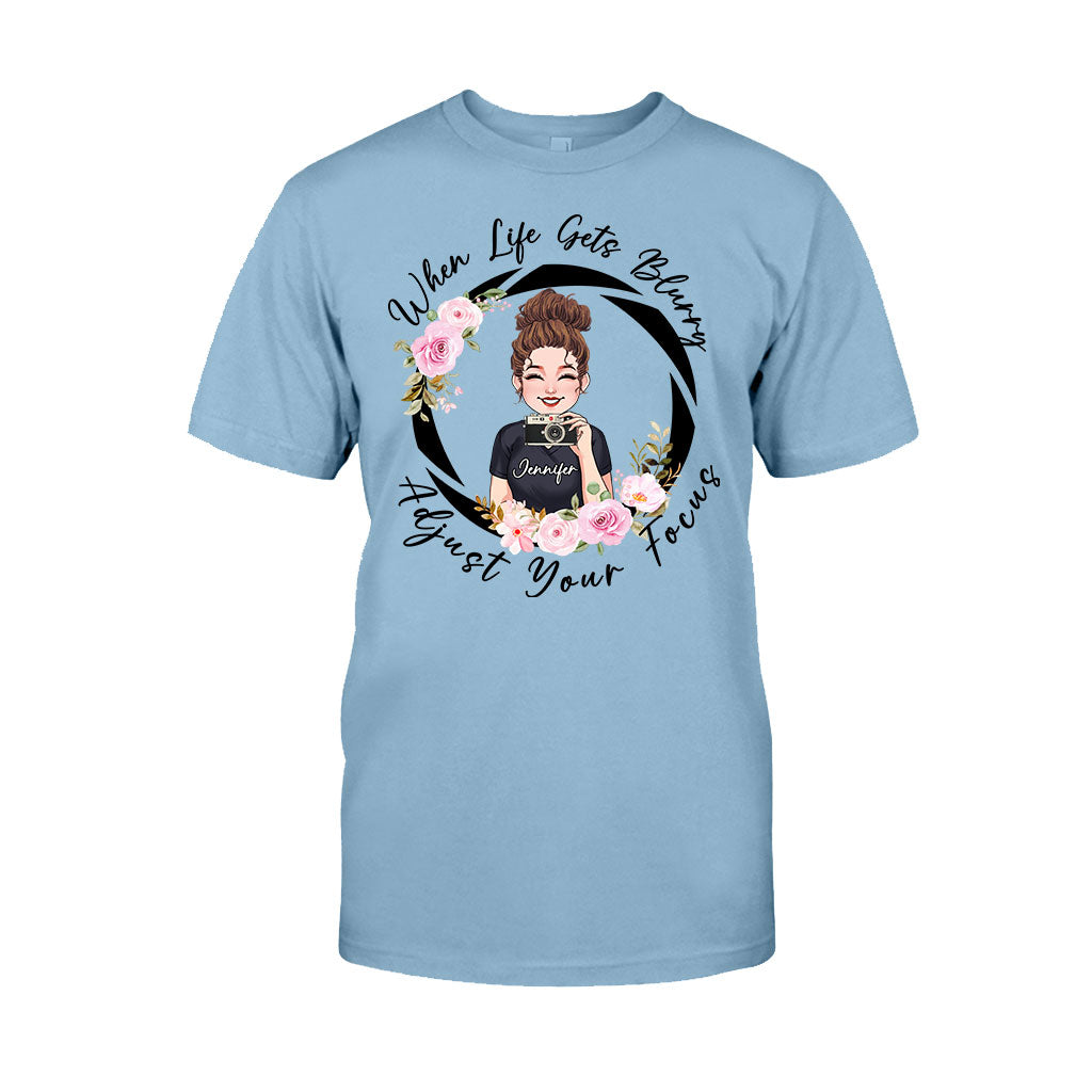 Adjust Your Focus - Personalized Photography T-shirt and Hoodie