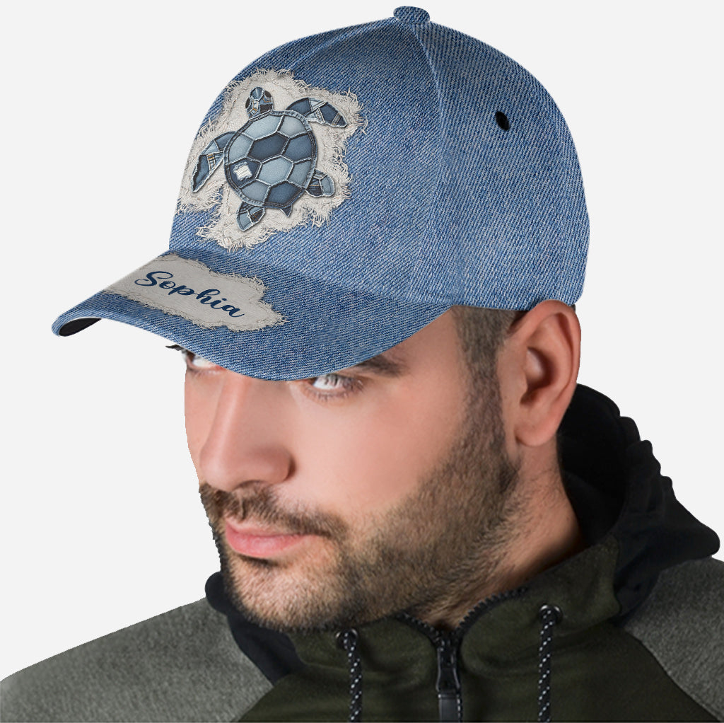 Blue Turtle - Personalized Turtle Classic Cap