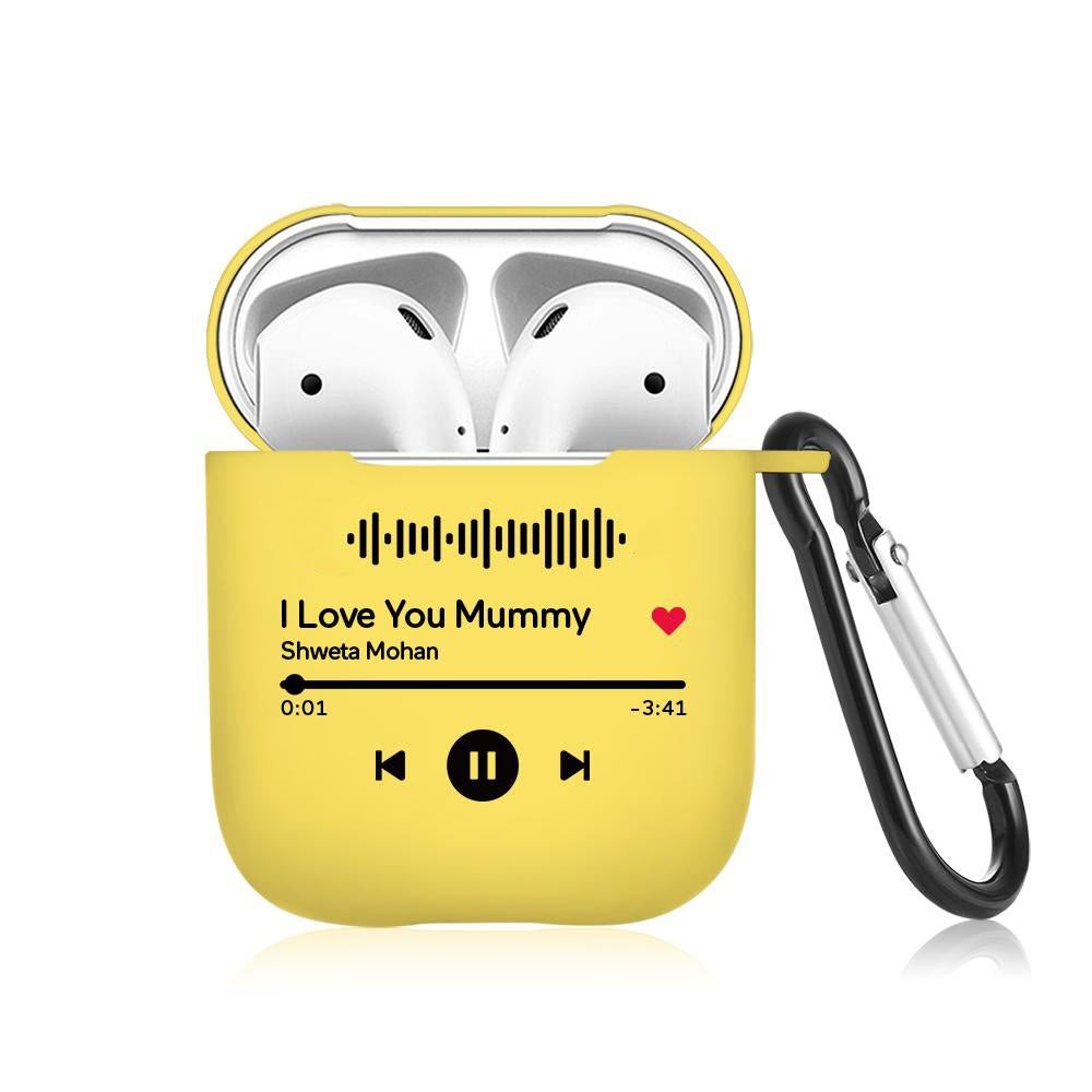 Custom Music Code - gift for anyone - Personalized Airpods 2 Case Cover