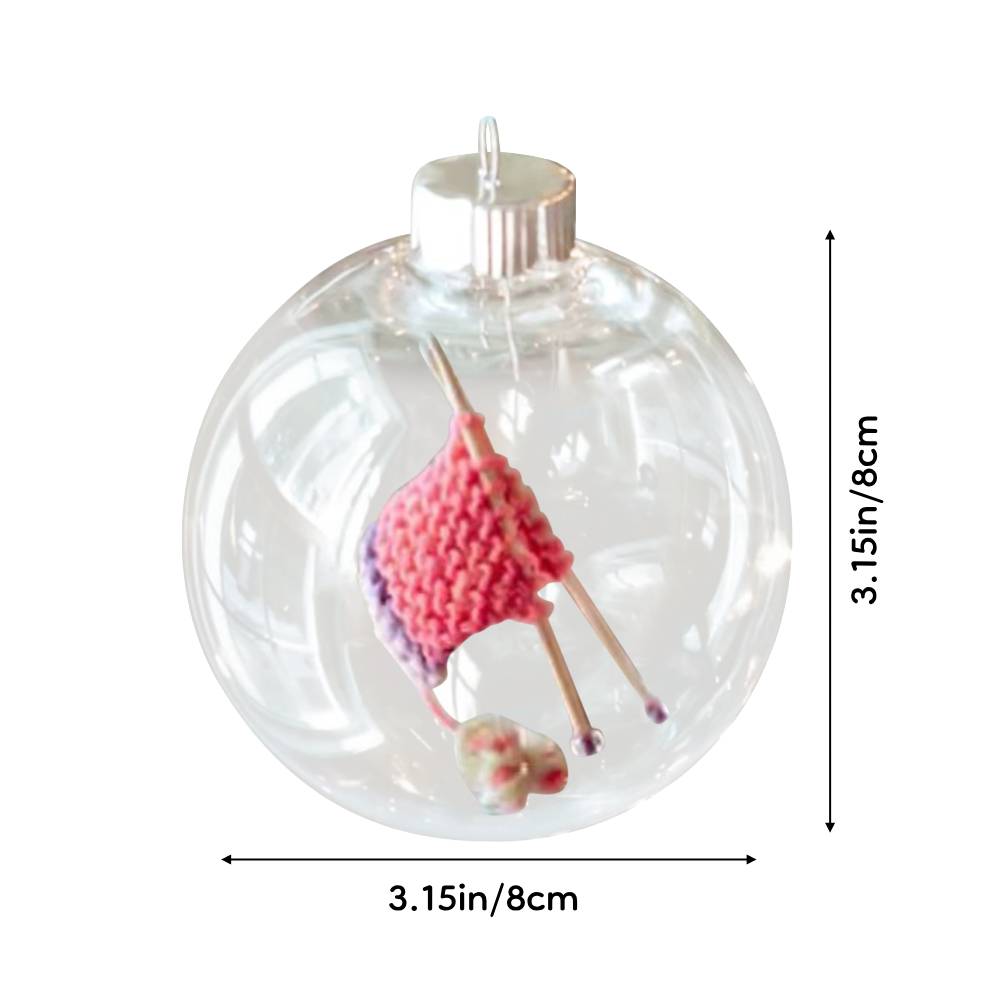 Kniting Lovers - Personalized Knitting Hanging Ornament