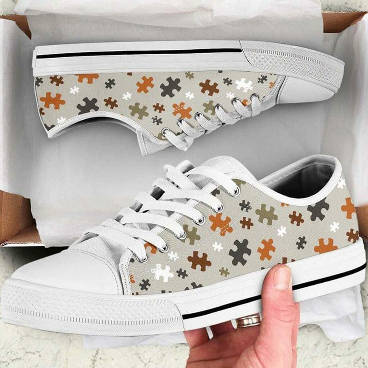 Autism Awareness Low Top Shoes 0921