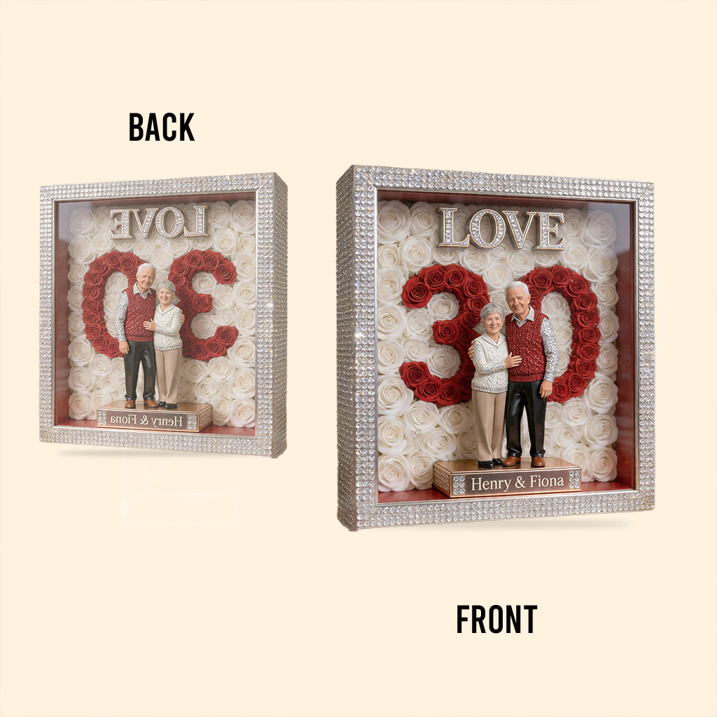 Custom Any Photo Anniversary - Personalized Couple Custom Shaped Acrylic Plaque