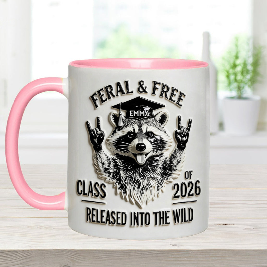 Funny Graduation Gifts - Personalized Graduation Accent Mug