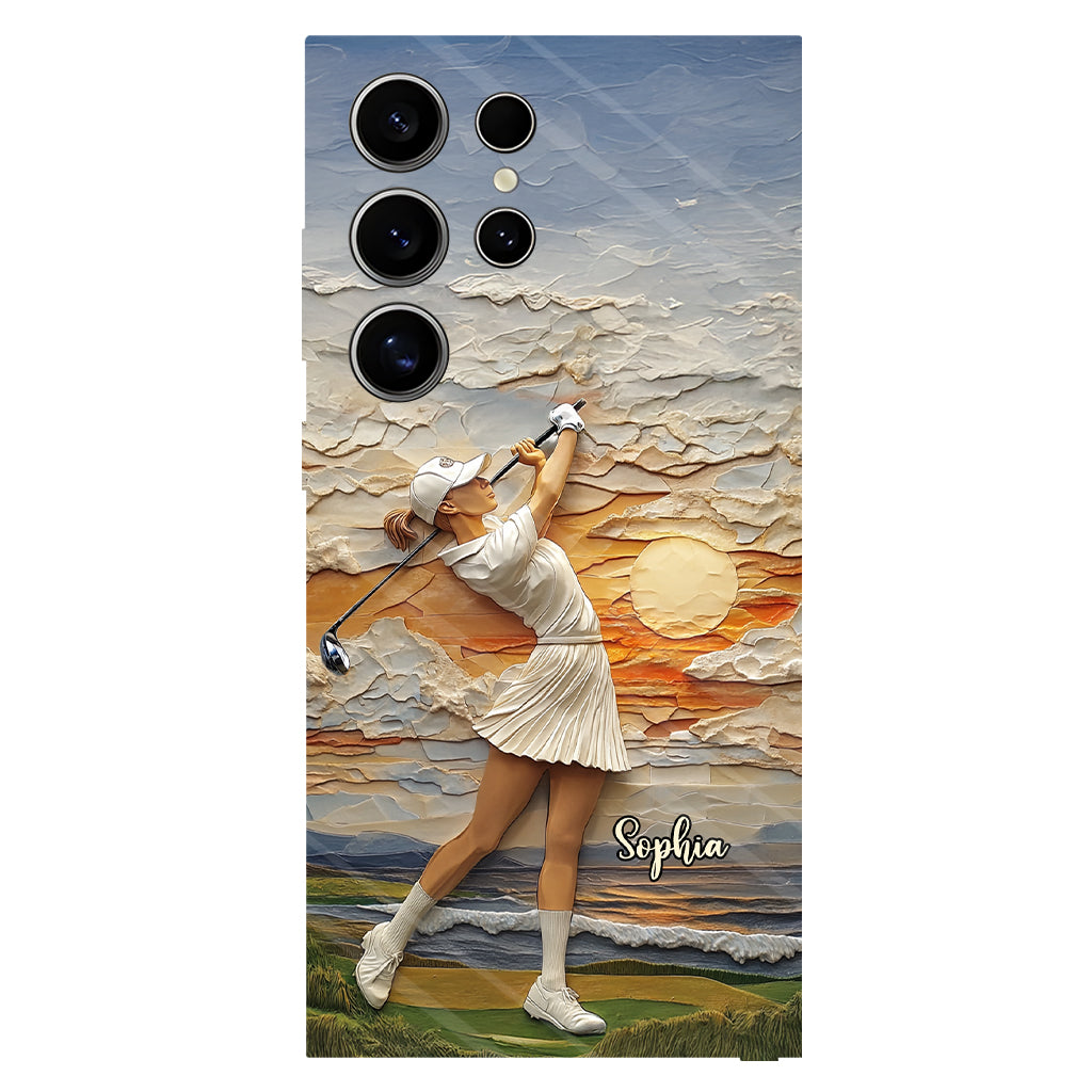 Golf Is My Life - Personalized Golf Full Print Phone Case