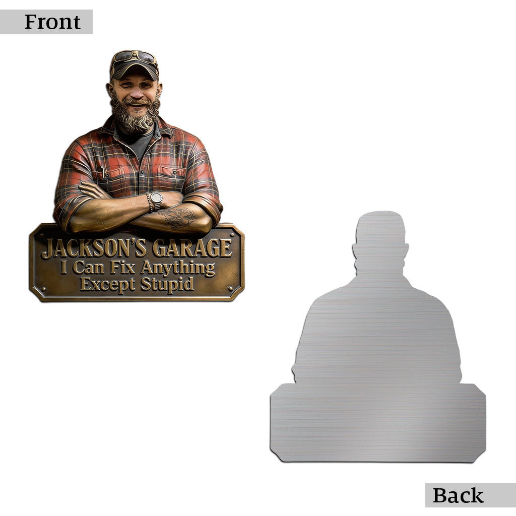 Every Man’s Signature Sign - Personalized Father Cut Metal Sign