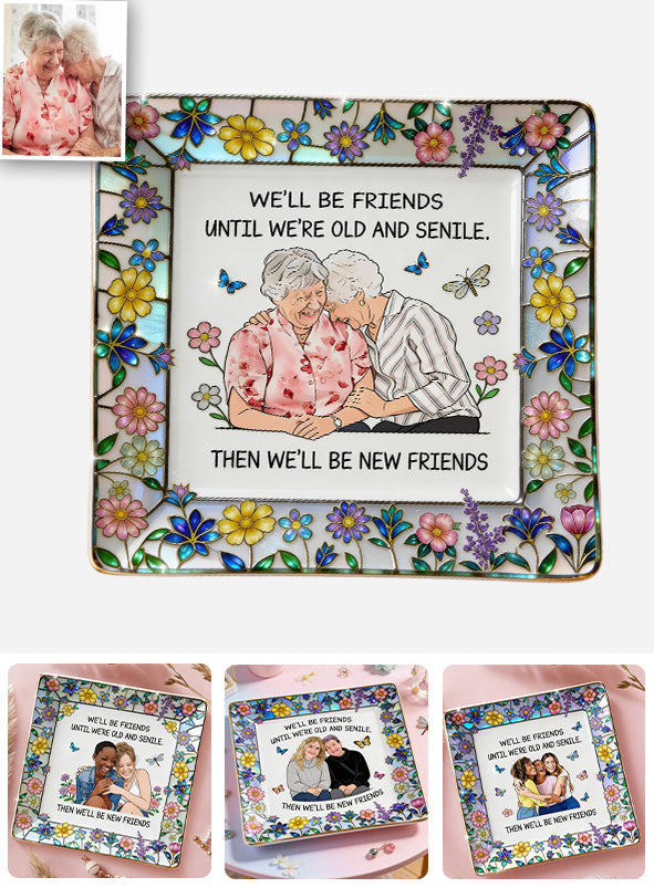 Bestie Gift Idea - Personalized Bestie Fully Printed Jewelry Dish