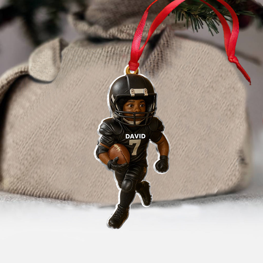 Game Day - Personalized Football Ornament