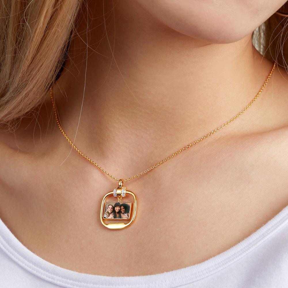 Any Photo - Personalized Photo Engraved Necklace