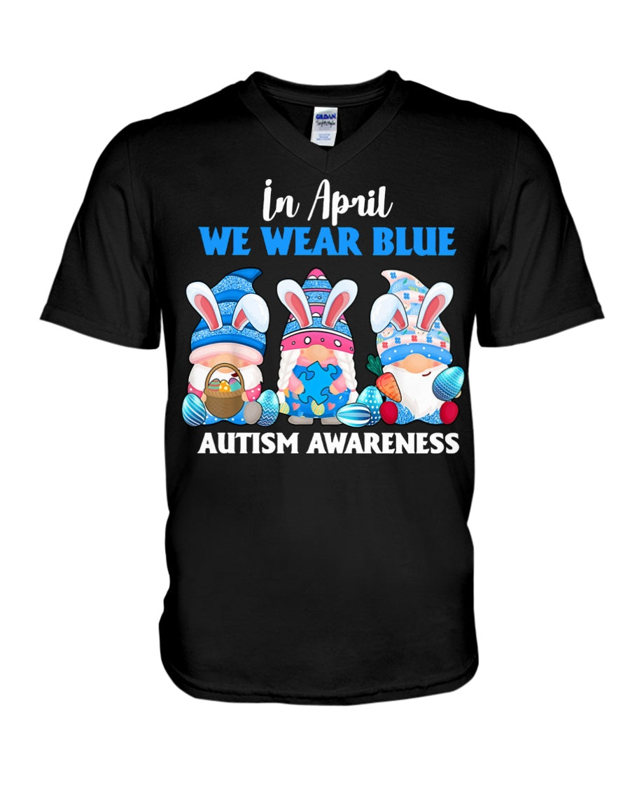 In April We Wear Blue - Autism Awareness T-shirt and Hoodie 0921