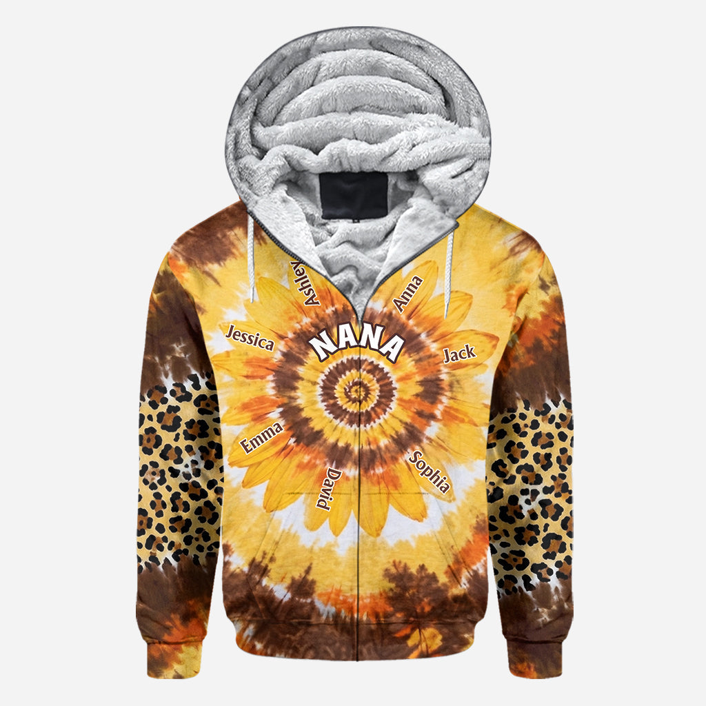 Grandms's Little Sunflower - Personalized Grandma All Over Shirt