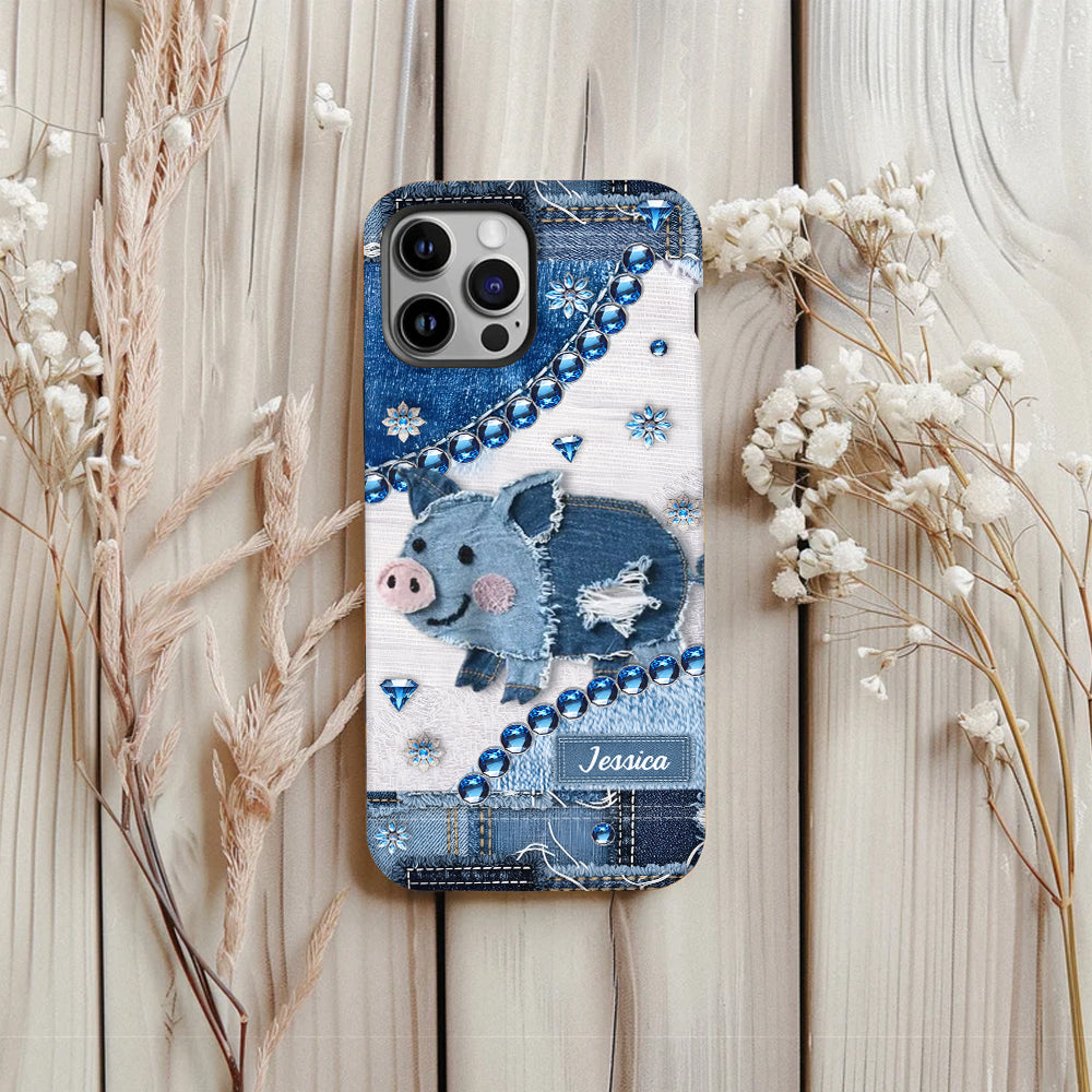 Cute Pig - Personalized Pig Lover Full Print Phone Case