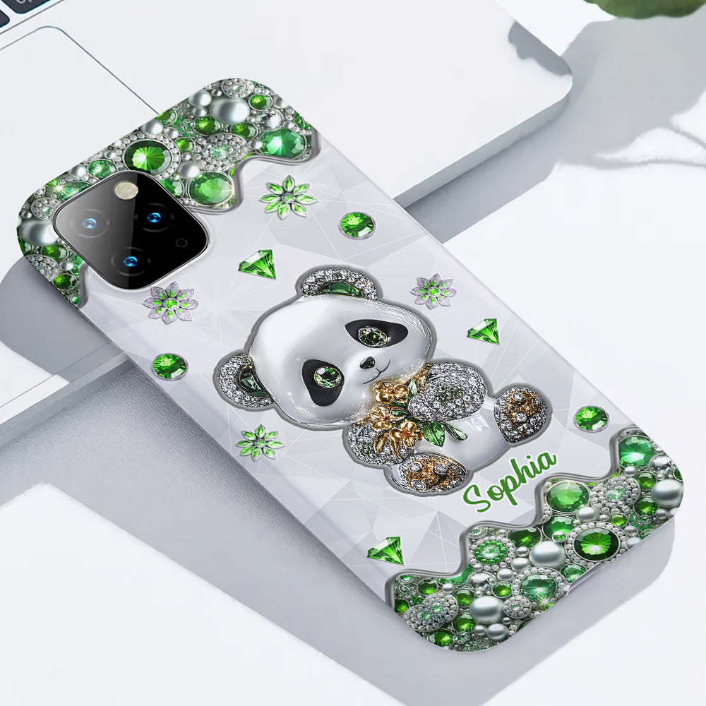 Just A Girl Who Loves Pandas - Personalized Panda Lover Full Print Phone Case