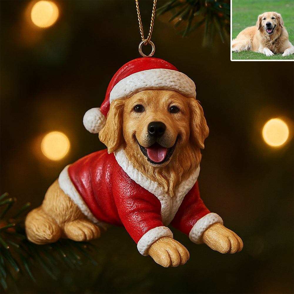 Furry And Bright - Personalized French Bulldog Dog Custom Made 3D Minifigure Ornament