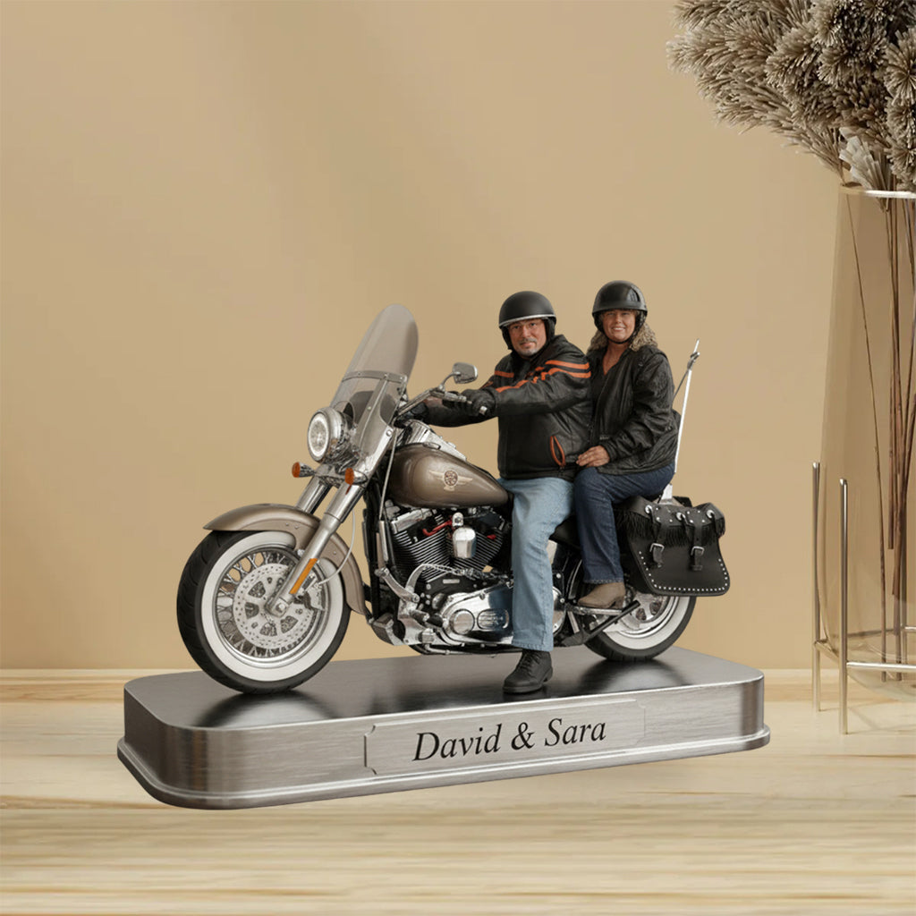 Custom From Any Photo - Personalized Biker Custom Shaped Acrylic Plaque