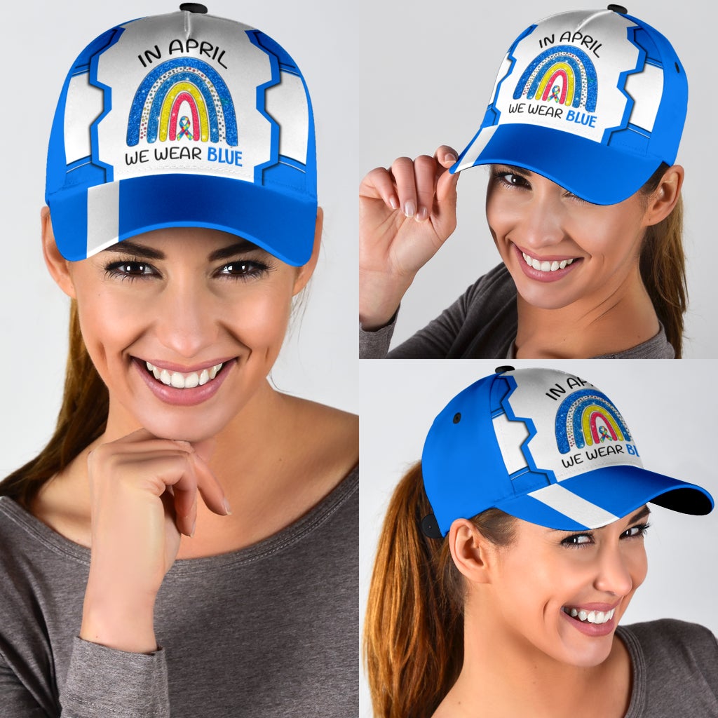Blue Autism In April - Autism Awareness Classic Cap 0921