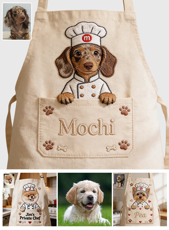Apron For Dog Lovers - Personalized Dog Apron