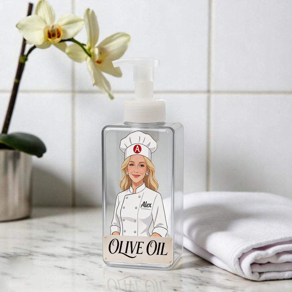 Kitchen Dispenser Custom For Cooking Lovers - Personalized Cooking Pump Dispenser