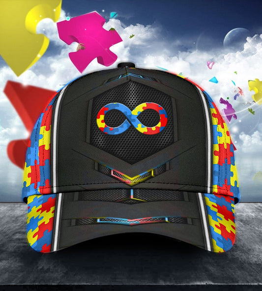 Autism Awareness Carbon - Autism Awareness Classic Cap 0921