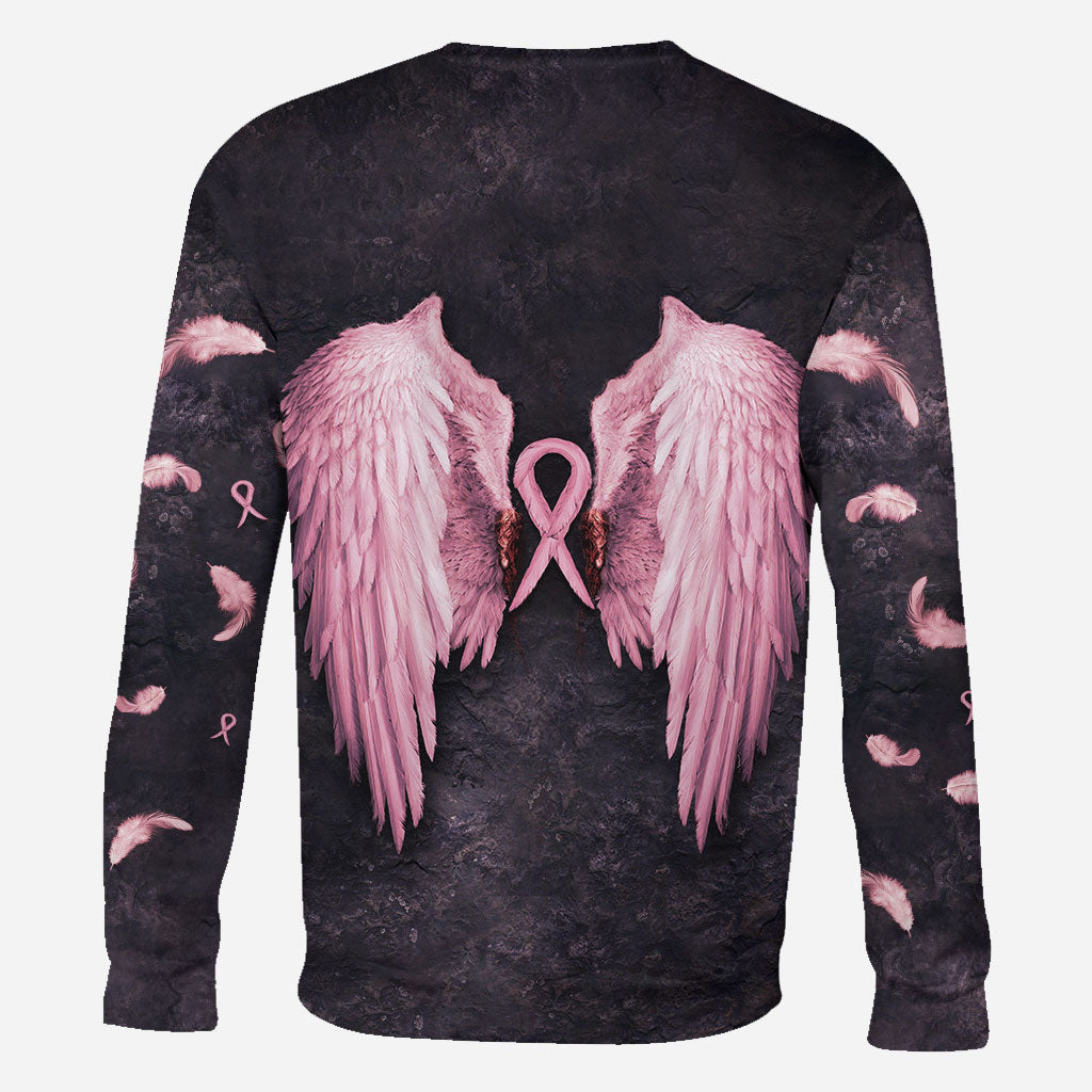 Faith Hope Love Breast Cancer Awareness All Over T-shirt and Hoodie