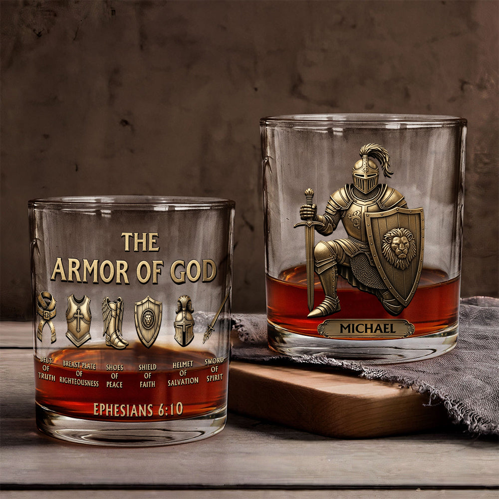 Amor Of God - Personalized Christian Whiskey Glass
