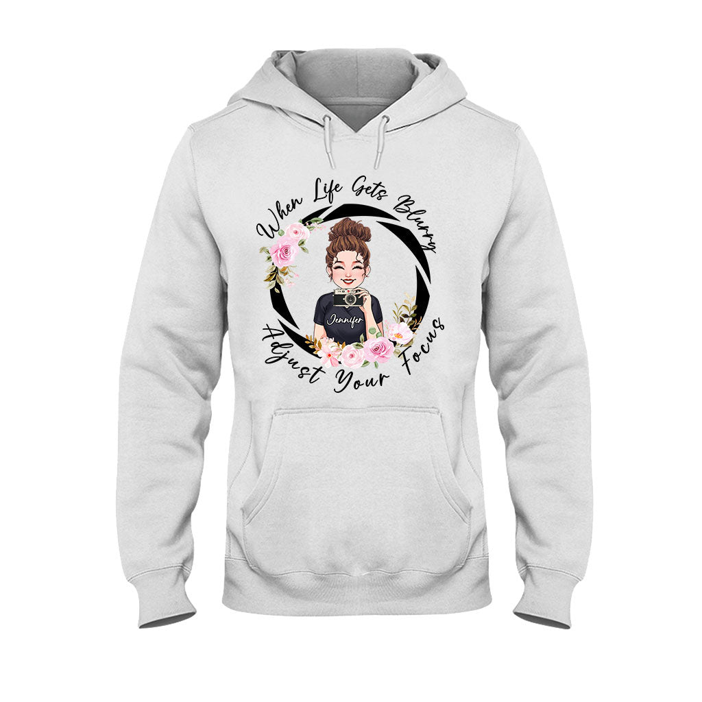Adjust Your Focus - Personalized Photography T-shirt and Hoodie