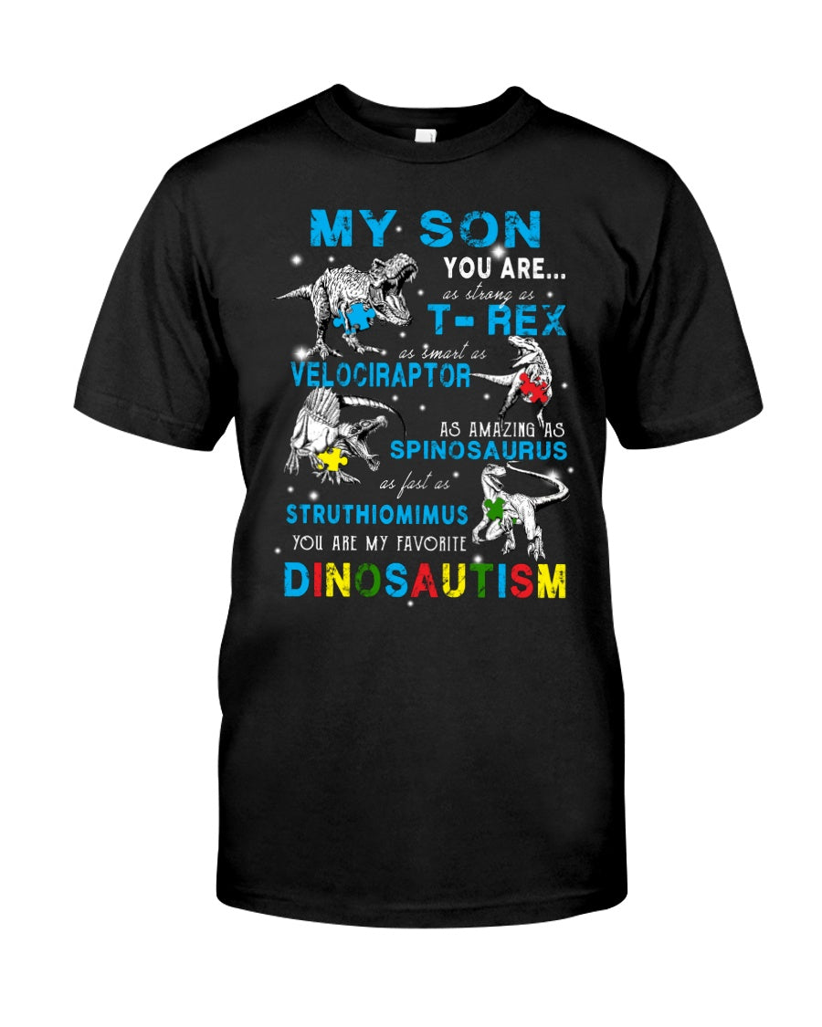 Dinosautism - Autism Awareness T-shirt and Hoodie 0520
