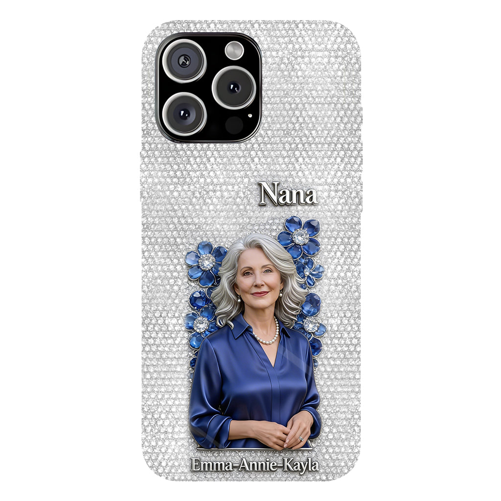 Forever Loved Grandma Diamond - Perfect Mother's Day Gift - Personalized Grandma Full Print Phone Case