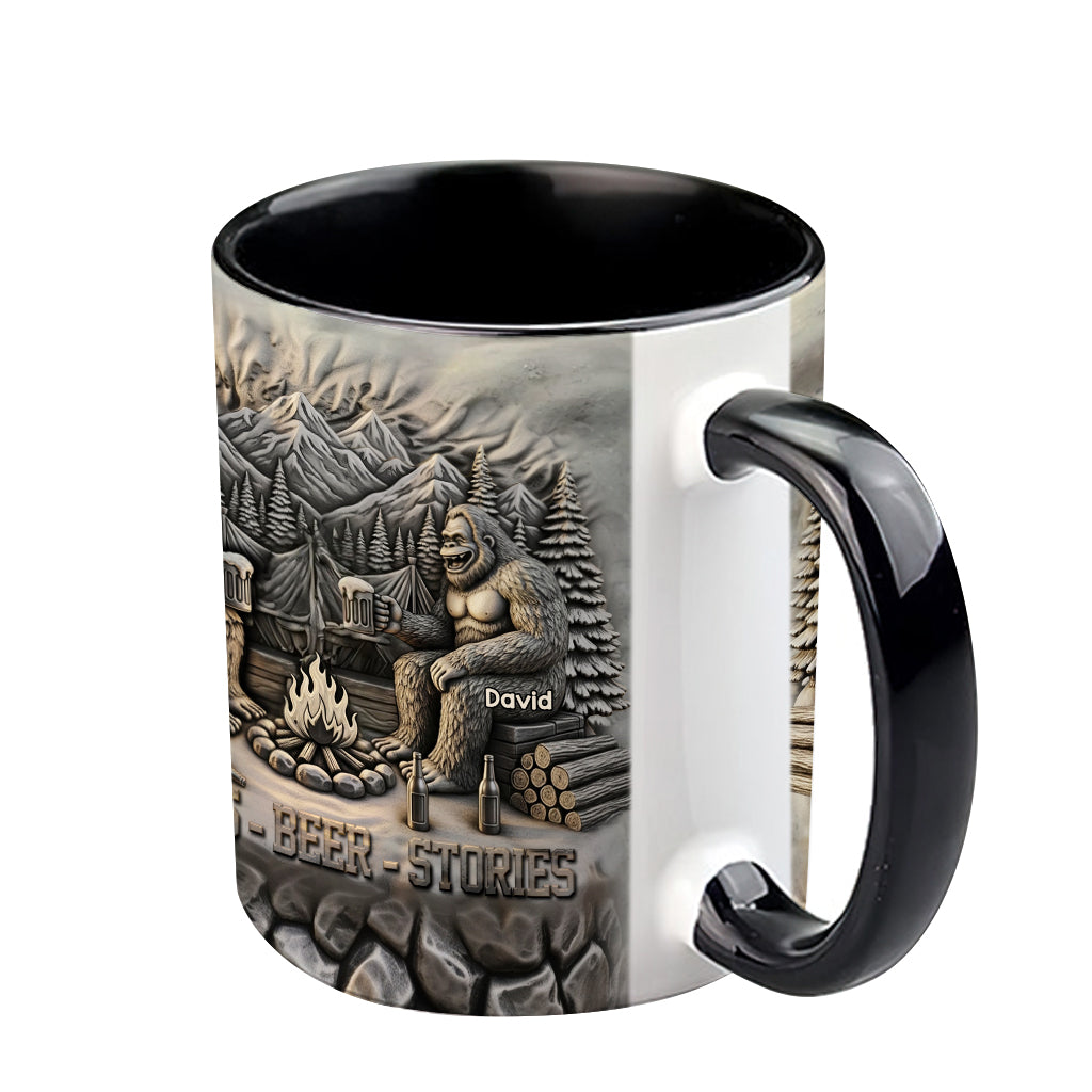 Friends Beer Stories - Personalized Camping Accent Mug