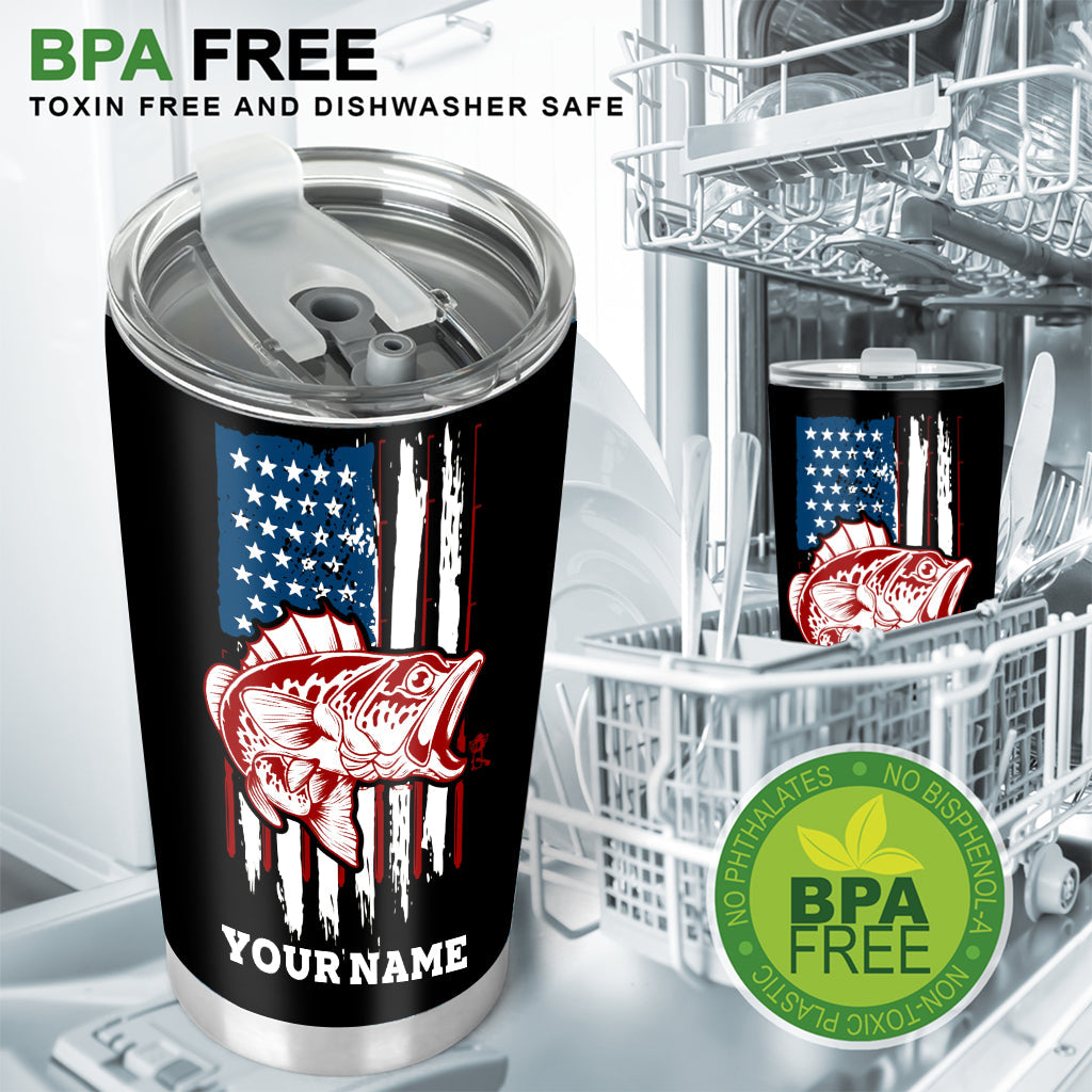 I Fish For Hours - Personalized Fishing Tumbler