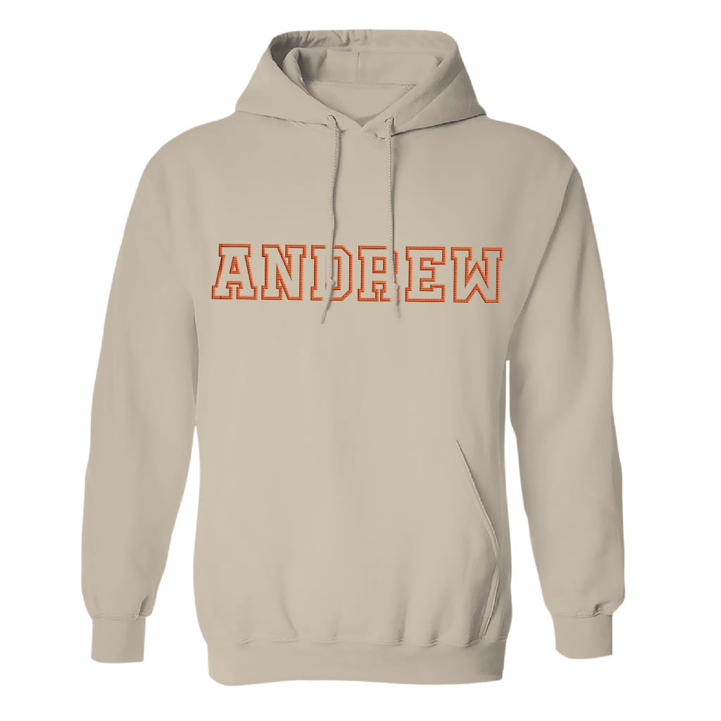 Custom Name - Personalized Sibling Embroidered Hoodie