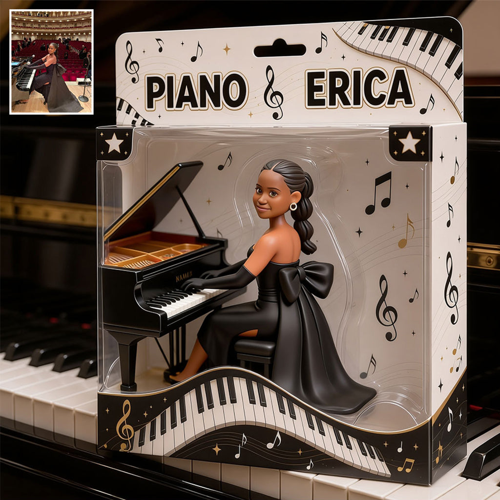 Any Photo Love Piano - Personalized Piano Acrylic Display Box