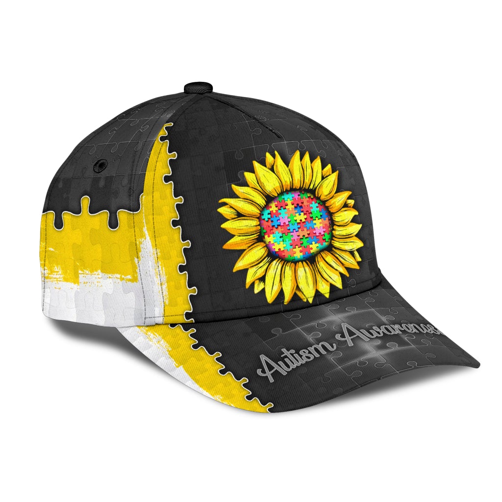 Autism Awareness You Are My Sunshine - Autism Awareness Classic Cap 0921