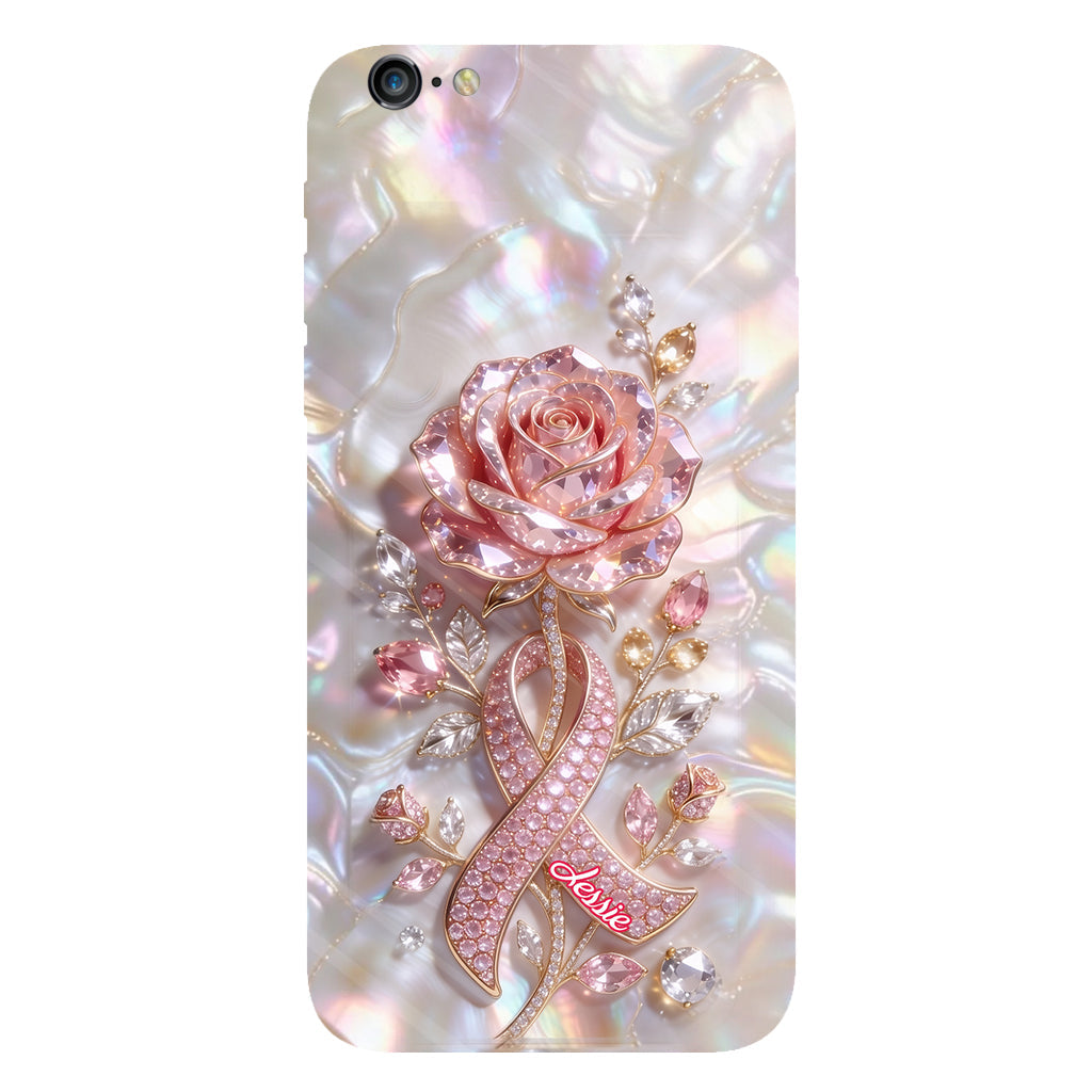 Faith Hope Love - Personalized Breast Cancer Awareness Full Print Phone Case