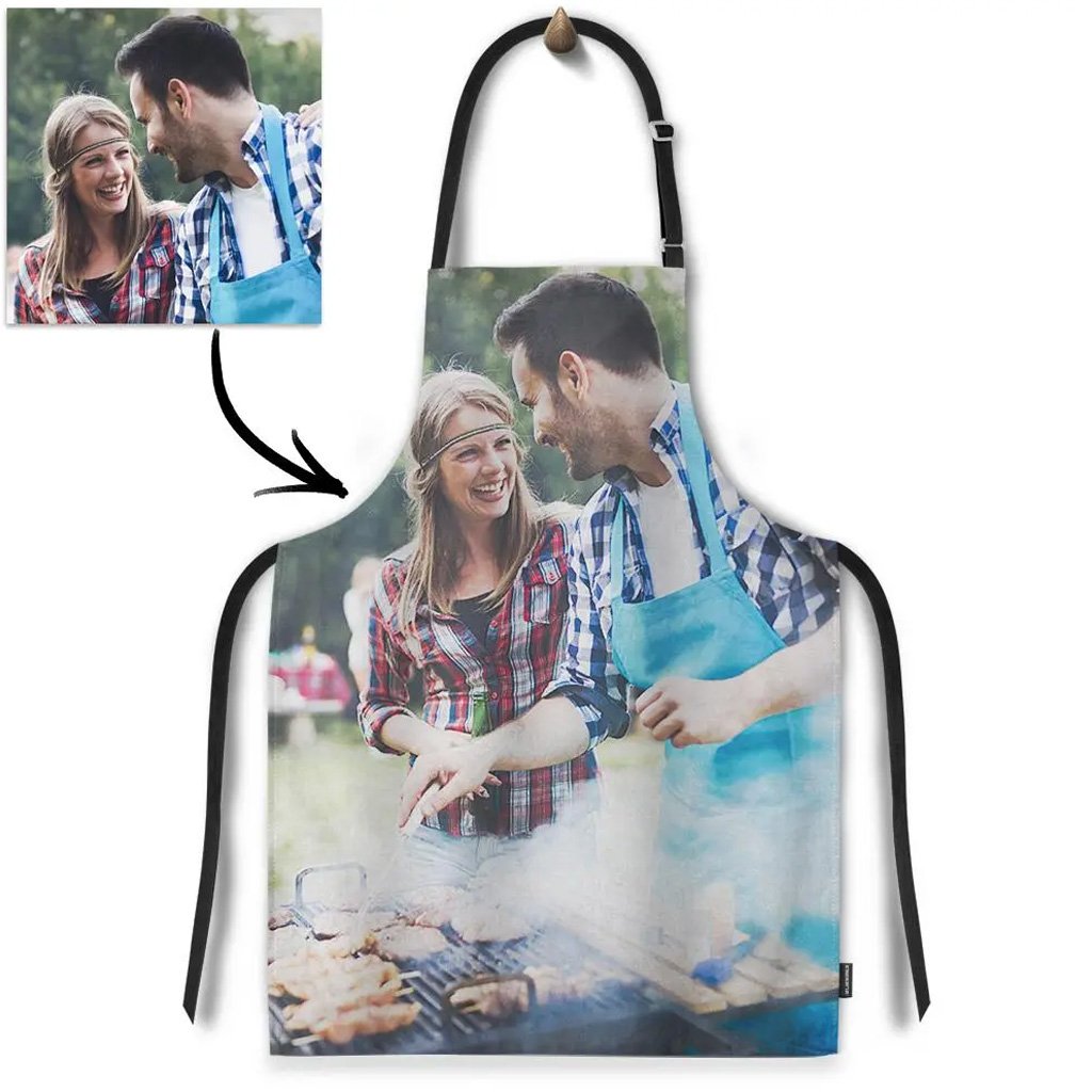 Any Photo - Personalized No Pocket Apron