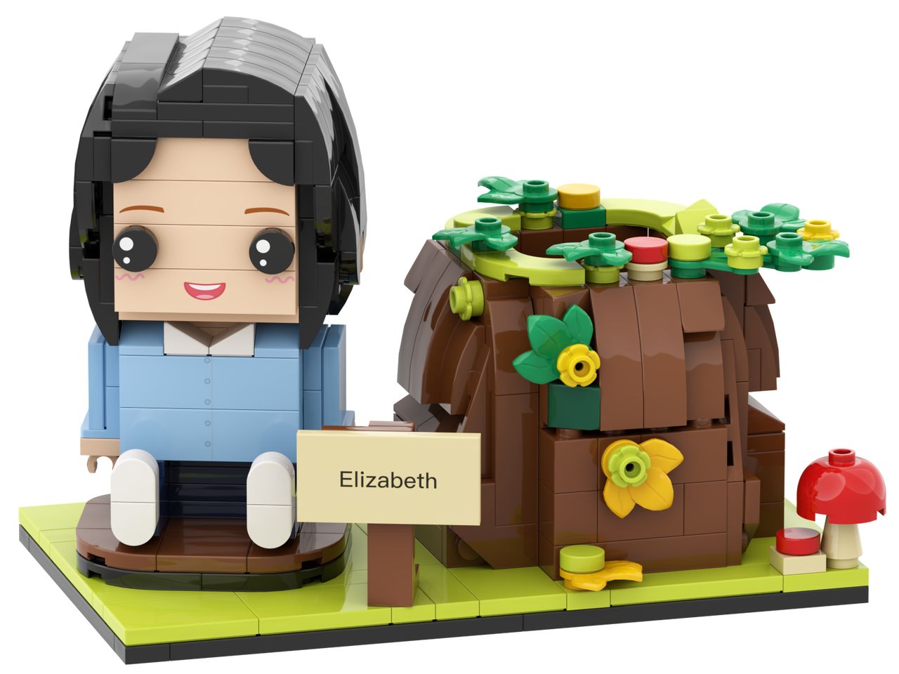 Any Photos - Personalized Kid Photos Brick Figures