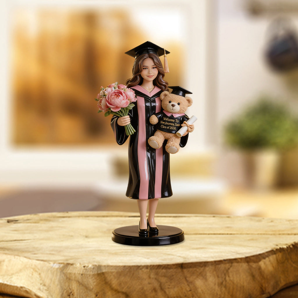 Happy Graduation Gift - Personalized Graduation Custom Shaped Acrylic Plaque