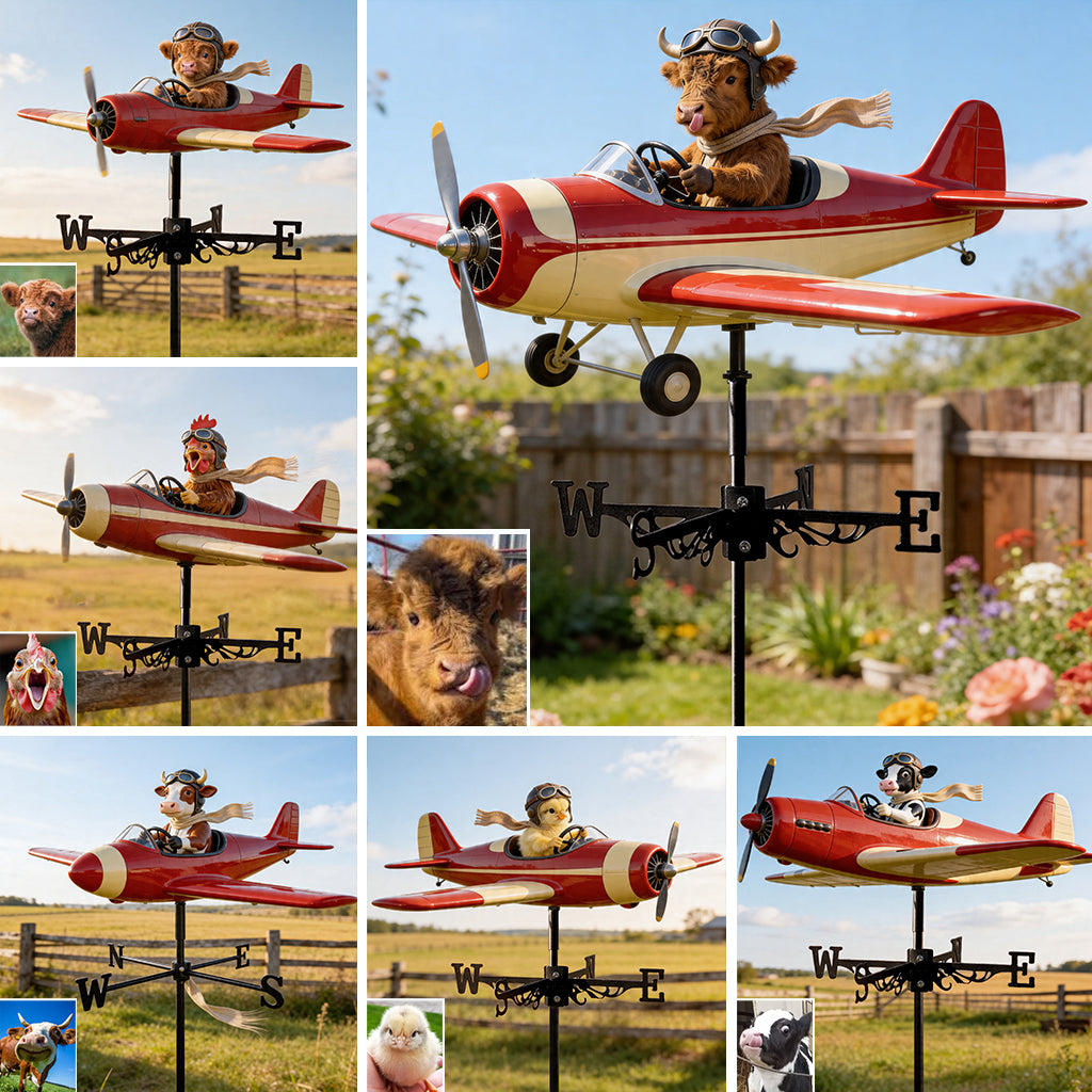 Farmer Must-have Item, Highland Cow, Chicken,... - Personalized Farmer Weather Vane
