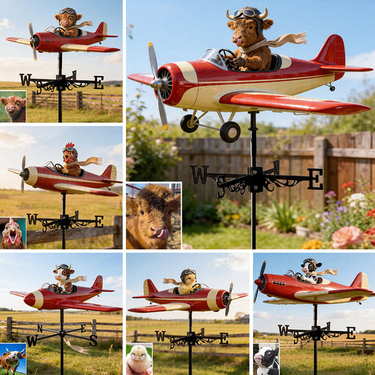 Farmer Must-have Item, Highland Cow, Chicken,... - Personalized Farmer Weather Vane