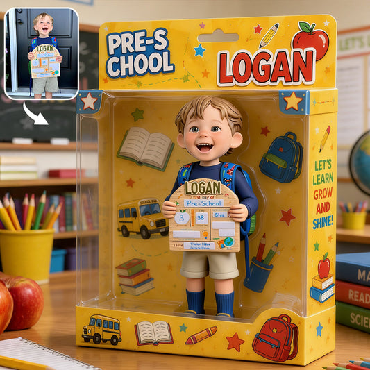 Any Photo Back To School Gift - Personalized Kid Acrylic Display Box