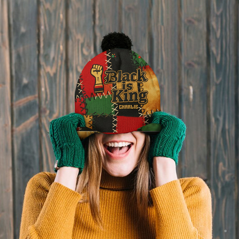 Black History Month - Personalized African American Beanie Hat