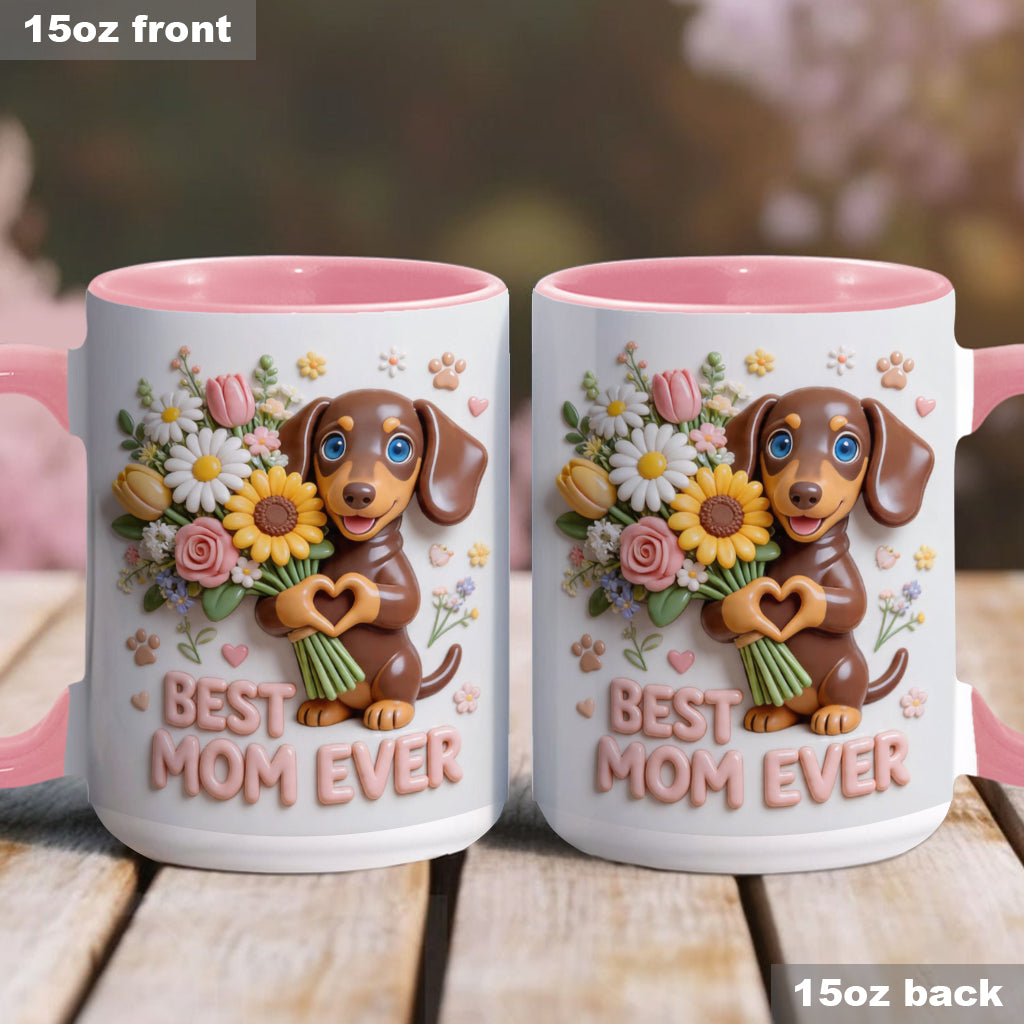 Custom Any Photo - Personalized Dog Accent Mug & Coaster