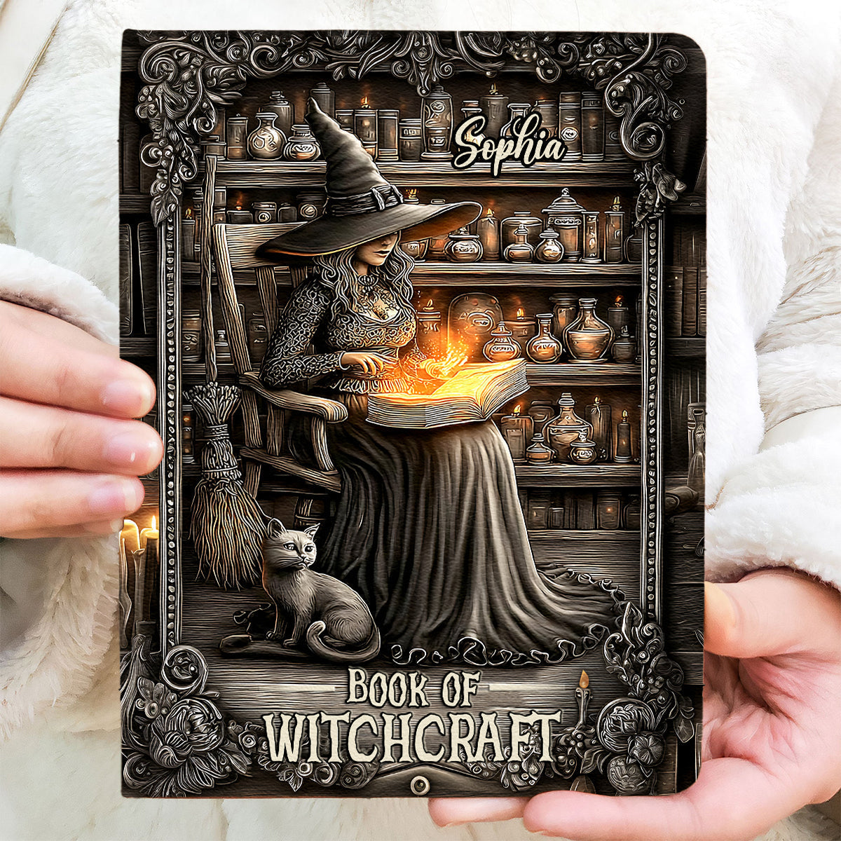 Book Of Witchcraft - Personalized Witch Leather Journal