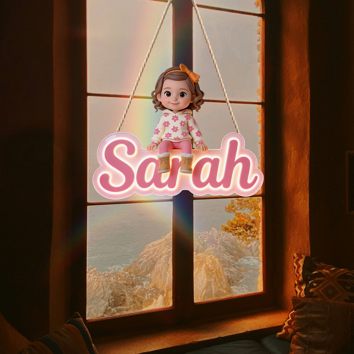 Any Photo - Personalized Kid LED Light Acrylic Sign