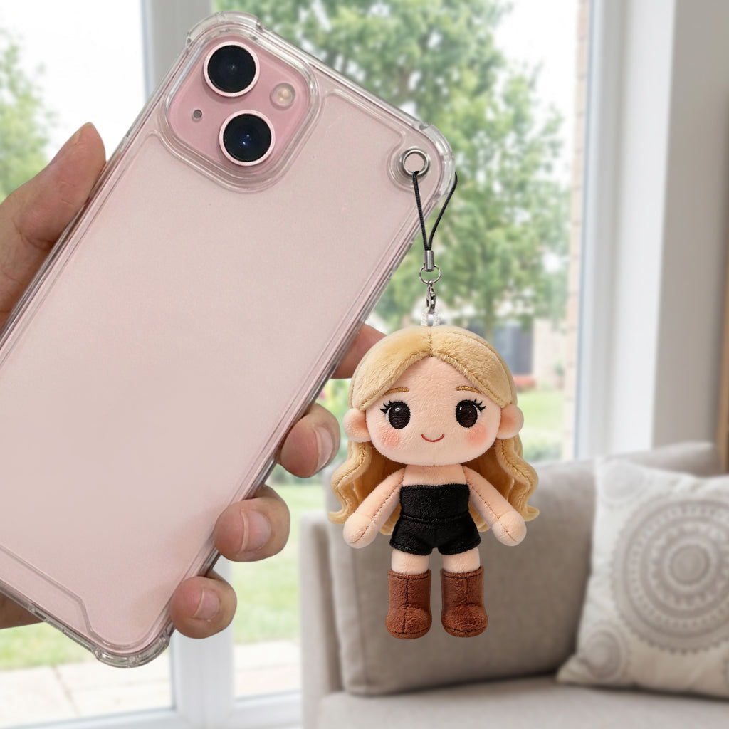 Just A Girl Who Loves Travelling - Personalized Travelling Plush Keychain